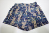 Greyson Woven Wolf Phoenix Boxer Shorts Womens Size Small Blue INV12677675
