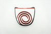 Odyssey Golf Tempest III Swirl Mallet Putter Headcover Good White/Red/Black