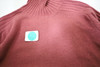 Johnnie-O Simone_SMS 90% Wool Sweater Womens Small Roan Rouge New INV13004669