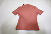 Travis Mathew Golf Moveknit SS Vneck Polo  Womens Size  Small Brick Dust Regular  Par INV13052119