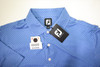 FootJoy Golf Dot Geo Print Lisle TF Polo Mens Size Large Mrn/Nvy/White 1007G