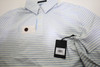 G/Fore Golf Stripes Polo  Mens Size  Medium BAJA Regular  New INV13177934