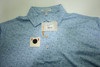 Peter Millar Golf Pattern Polo  Mens Size  Medium SKY Regular  New INV12625200