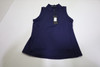 Greyson Sleeveless Halley II 1/4 Zip Polo Womens Size Small Blue INV13142628