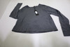 Greyson Long Sleeve Sloane Top Polo Womens Size Small Smoke Heather INV13142622