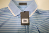 G/Fore Golf PERFORATED STRIPE  Polo  Mens Size  Medium BAJA    New INV13492646
