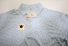Peter Millar Golf Pattern Polo  Mens Size  Medium WHT New INV13577499