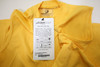 Foray Mock Neck Rib Top Polo Womens Size Medium Amber Yellow New INV13006588