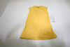 Foray Mock Neck Rib Top Polo Womens Size X-Small Amber Yellow New INV13006532