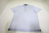 Greyson Golf Classic Polo  Mens Size  Medium White/Sky Regular  New INV13098064