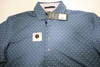 Greyson Golf Icon Polo Mens Size Medium Vintage Indigo Regular New INV13098314