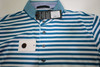 Greyson Golf Ruess Polo Mens Size Medium Channel/Arctic Regular New INV13099544