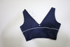Travis Mathew Moveknit Vneck Bra Top Sport Bra Women Size Small Navy INV13052400
