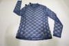 Greyson Wolf Links Lace Mock Neck Top Polo Womens Size Small Indigo INV13367742