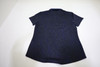 Greyson Painted Feather Scarlett Polo Womens Size Small Maltese Blue INV13099286