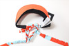 New J Lindeberg Golf Vilma Big Visor Hat  Women  OS Black/Orange   INV13427549