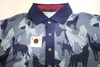 Greyson Golf Print Polo  Mens Size  Medium Grey Regular  New INV13102317