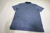 Greyson Golf Print Polo  Mens Size  Medium Maltese Blue Regular  New INV13101874