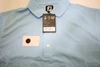 FootJoy LISLE ENGINEERED PIN STRIPE Polo Mens Size Medium LIGHT BLUE INV13259598