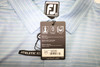 FootJoy AF PENCILS TRIPE Polo Mens Size Medium DUSK BLUE/WHITE New INV12601072