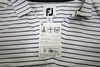 FootJoy Golf W OPN CLAR STRIPE Polo Womens Size Small WH/BLK New INV13488078