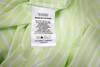 FootJoy Stripe SS 1/4 Zip Polo Womens Size Small SFT Lime/WH New INV13655987