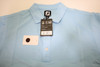 FootJoy Lisle Engineered Pin Stripe Polo Mens Size Medium Light Blue INV13488965