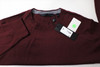 Greyson Golf Wool Sweater  Mens Size  Medium Merlot Crewneck  New INV13102419