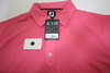 FootJoy Golf Solid Lisle TF Polo Mens Size Large Watermelon New INV13668154