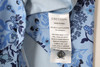 GREYSON Winged Wolf Lace Scarlett Polo Womens Size Small Wolf Blue INV13367774