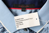 GREYSON Moon Diamond Scarlett Polo Womens Size Small Wolf Blue New INV13383180