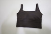 Travis Mathew Moveknit Bonded Tank Sport Bra Womens Small Coffee INV13798846