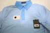 G/Fore Golf FEEDER STRIPE FINE Polo Mens Size Medium AZU New INV13506578