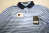 G/Fore Golf HERRINGBONE STRIPE Polo Mens Size Medium CR/TW New INV13687671