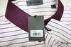 G/Fore Golf HERRINGBONE STRIPE Polo Mens Size Medium BL/DP New INV13687689