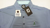 Footjoy Golf Strip Polo  Mens Size  Small Blustn W/Logo 889B 01141952 New