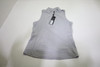 Greyson Sleeveless Halley Melange Polo Womens Size Small Light Grey INV13099163