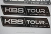 Uncut KBS Tour C-Taper Black LIMITED 120 STIFF 4-PW Iron Shaft Set PULLS .355T