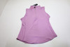 Greyson Scarlett Sleeveless 1/4 Zip Polo Womens Size Small Wisteria INV13106103