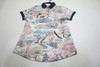 Greyson Olves Roam Scarlett Polo Womens Size Small Wisteria Multi INV13106107