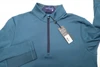 Greyson Golf Sequoia 1/4 Zip Pullover Mens Size Medium Aegean New INV13104426