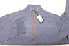 Peter Millar 93% Merino Wool Sweater Mens Size Medium CADET 1/4 Zip INV13762705
