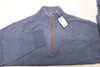 Peter Millar 93% Merino Wool Sweater Mens Size Medium CADET 1/4 Zip INV13767505