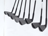 Mizuno Jpx 925 Forged Black Iron Set 4-Pw, Gw Stiff Flex Dynamic Gold 22414 Good