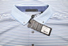 Greyson Golf Keowee Polo  Mens Size  Medium Arctic Regular  New INV13840332