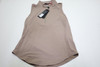 Greyson Scarlett Sleeveless 1/4 Zip Polo Womens Size Small Clay New INV13862156