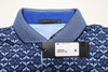 Greyson Golf Wolf Labyrinth Polo Mens Size Medium Maltese Blue New INV13840445