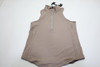 Greyson Sleeveless Vesta Mock Neck Top Polo Womens Size Small Clay INV13862194