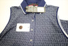 Greyson G-Thing SLeeveless Scarlett Polo Womens Small Maltese Blue INV13850090