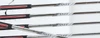 Titleist T350 4G Iron Set 5-Pw, Aw, Gw Stiff Flex Amt Silver Steel 13991230 Good